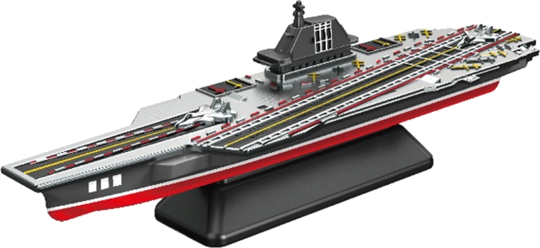 Militært hangarskib III model 1:64 (12,5 cm) med stander