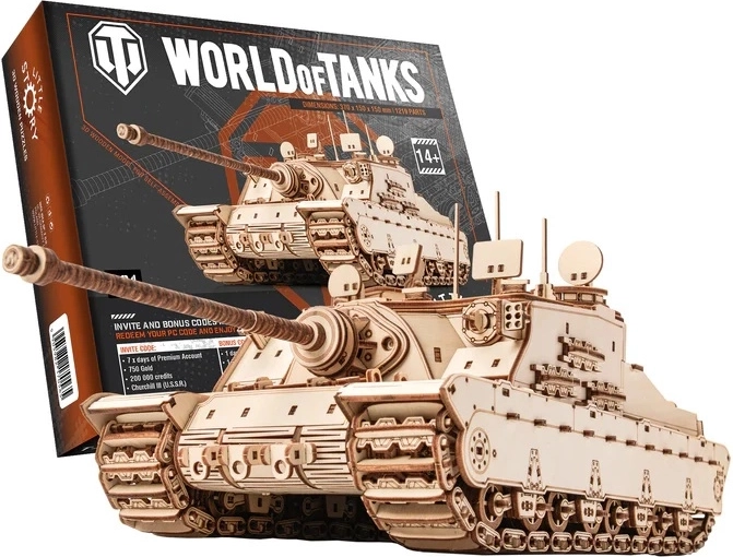 Little Story træ-3D-puslespil World of Tanks Tortoise