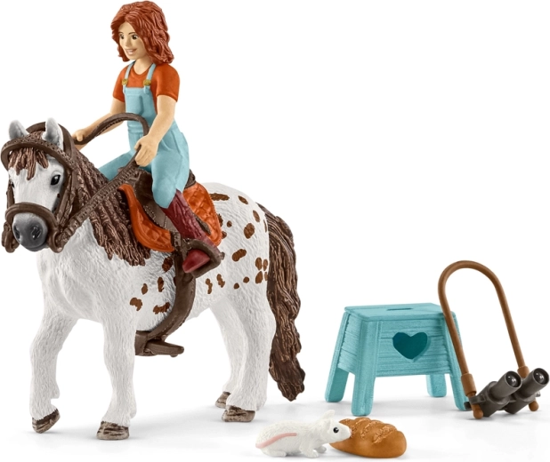 Schleich Horse Club Mia & ponyen Spotty