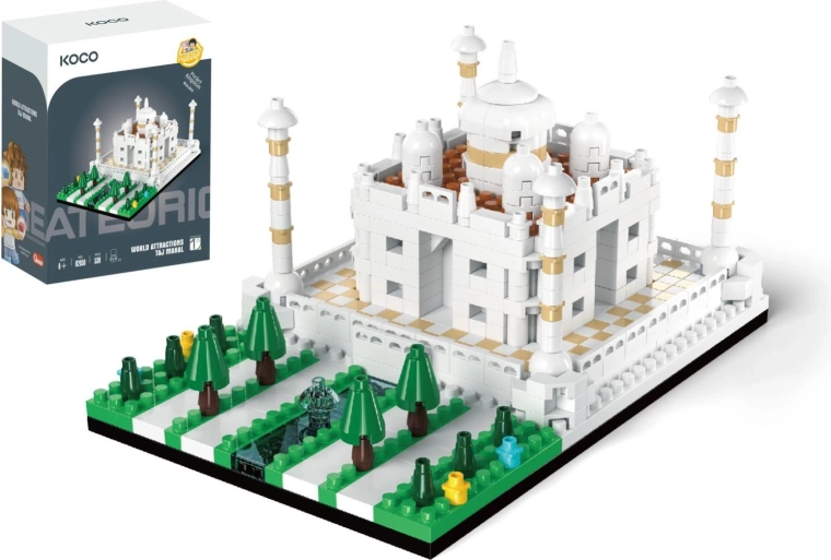 KOCO mini-byggesæt Taj Mahal, 539 dele og 2 figurer