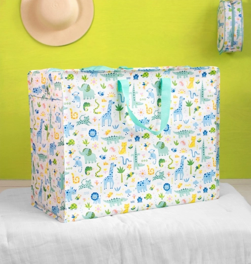 A Little Lovely Company XL opbevaringstaske – jungle