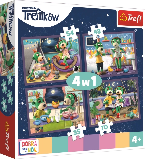 Puslespil Godnat Treflíci - Aftenritualer 4-i-1