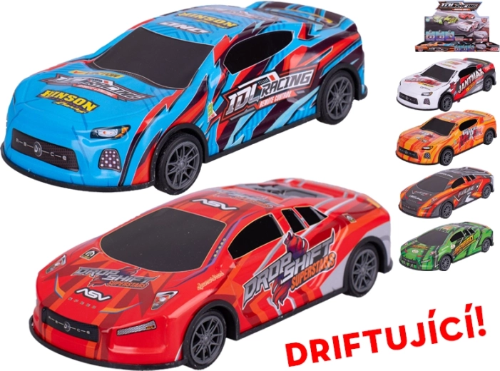 Driftebil med svinghjul 17,5 cm