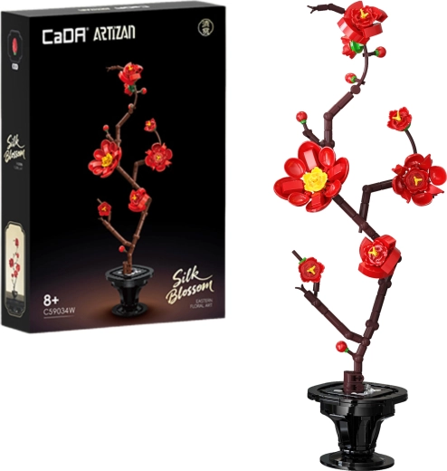 CaDA Silk Blossom byggesæt – blomsterdekoration af klodser