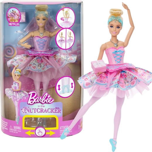 Barbie Nøddeknækkeren-ballerina Clara med skiftende nederdel