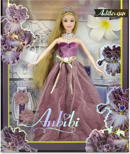 Anbibi blomsterdukke Raduška 28 cm