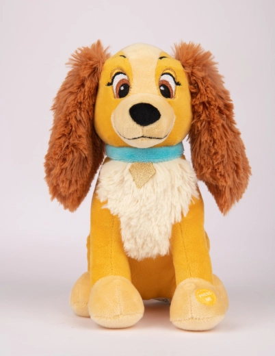 Plys-Lady med lyd 20 cm (Lady og Vagabonden)