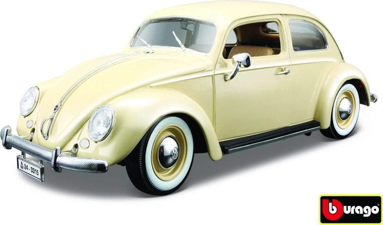 BBU Volkswagen Käfer-Beetle 1955 beige bilmodel 1:18