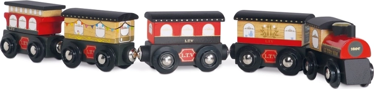 Trætoget Royal Express med vogne fra Le Toy Van