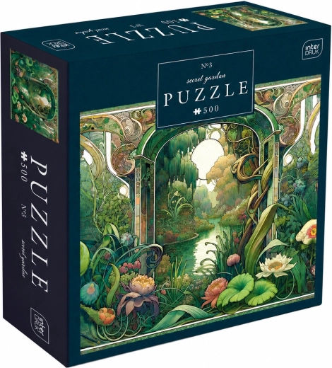 Puzzle Secret Garden: Den glemte have, 500 brikker