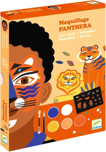 DJECO kreativt ansigtsmalesæt – jungle