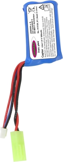 Jamara-batteri til Capter-racerbåd, Li-Ion 7,4 V 500 mAh