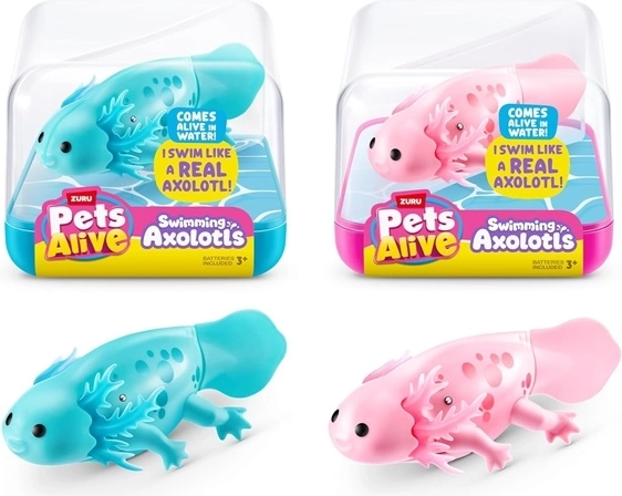 ZURU Pets Alive svømmende axolotl