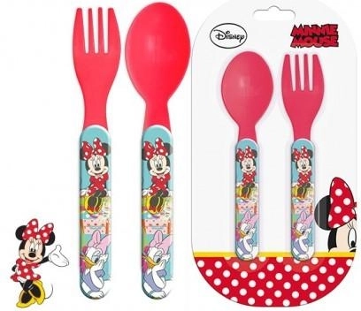 Plastbestik Minnie - 1 stk.