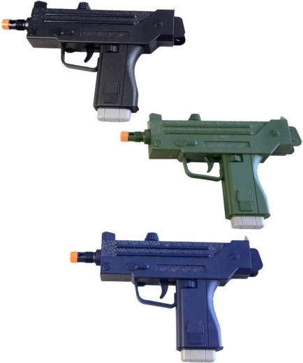Børneplastpistol revolver med lyd 24 cm på batterier – 1 stk.