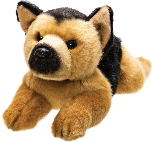 Plysset tysk hyrdehund 30 cm