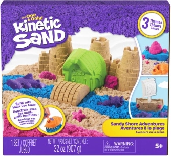 Kinetic Sand sæt med sandstrand