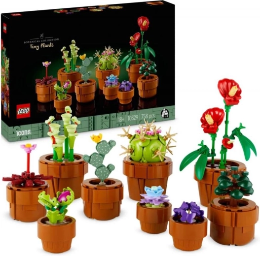 LEGO Botanicals små planter 10329 – dekorative stueplanter af klodser