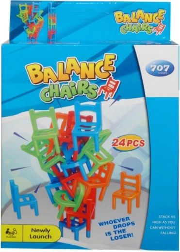 Balancerende stole – færdighedsspil for børn