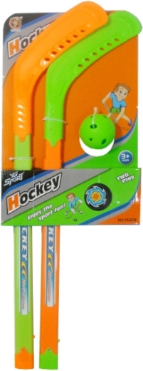 Sæt til børnehockey – justerbare stave, bold og puck