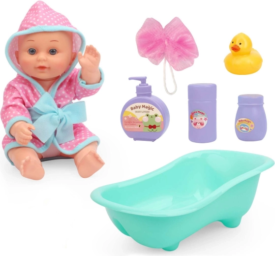 Baby i badekar