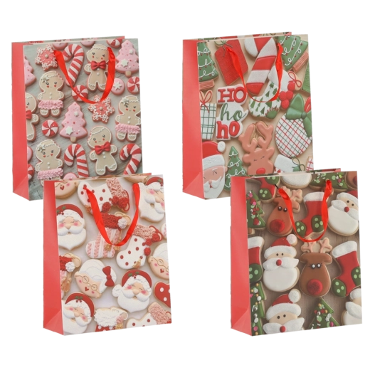 Julegavepose XMAS 30 × 42 × 12 cm