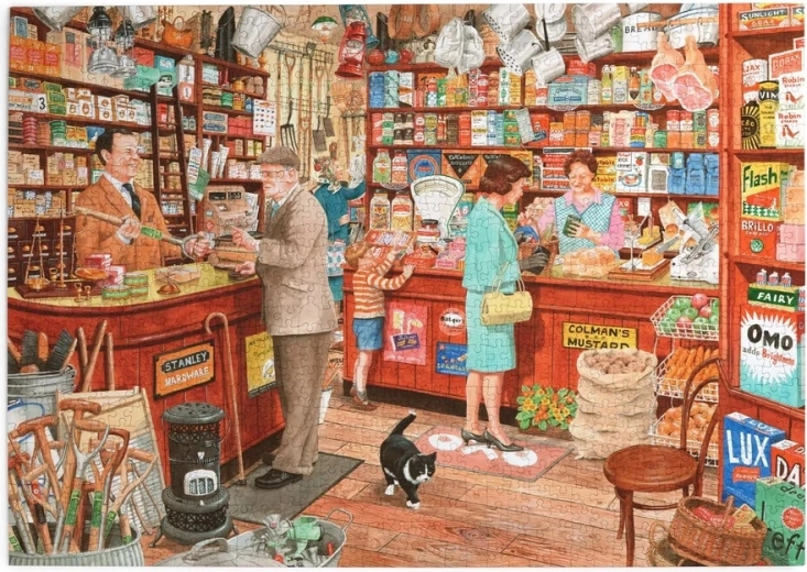 Puslespil House of Puzzles Landbutik 1000 brikker