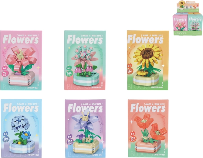 Byggesæt Mini KOCO blomst i urtepotte