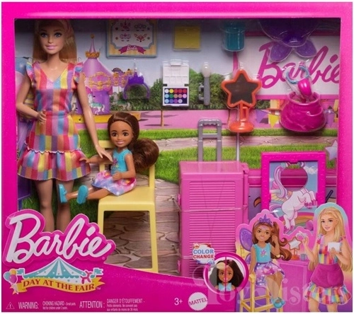 Barbie Chelsea dag på markedet med farveskift