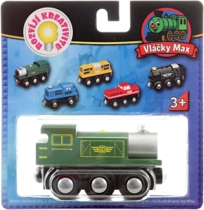 Tog Max grøn lokomotiv