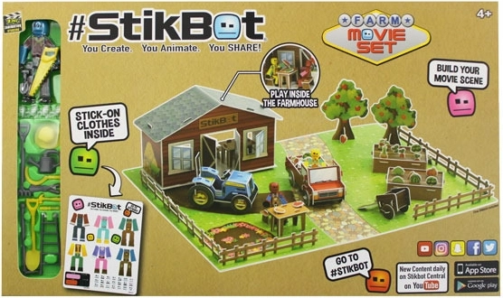 Stikbot filmsæt piratskib eller bondegård