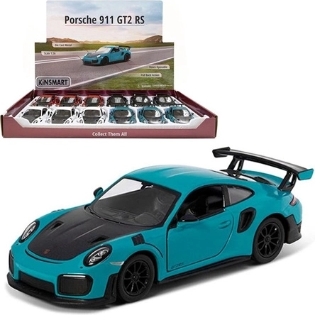 Porsche 911 GT2 RS-metalmodel med pull-back-mekanisme - 1 stk.