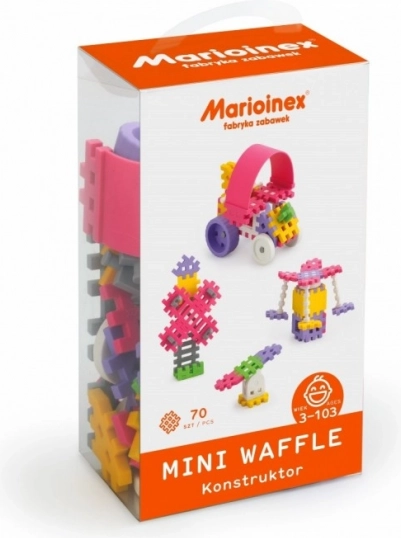 Byggesæt Mini Waffle 70 stk til piger