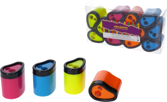 Blyantspidser til to blyanter med beholder