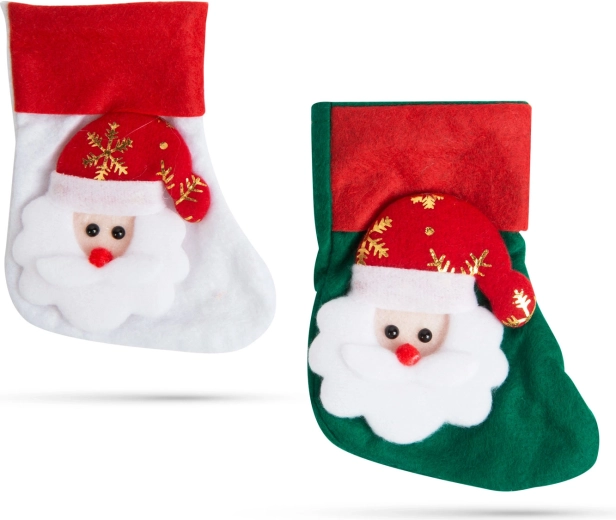 Juledekoration til bestik, Sankt Nikolaus-støvle, 2 stk.