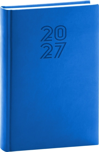 Notique Aprint dagbog 2027 blå 15 × 21 cm