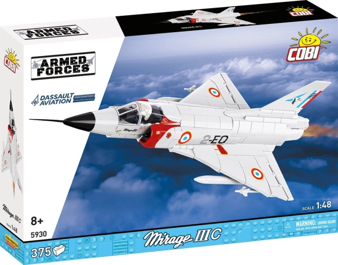 Cobi Armed Forces Mirage IIIC byggesæt fly 1:48 (375 dele)