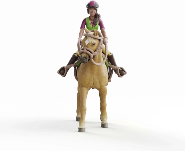 Schleich Horse Club Sarah og hoppen Mystery – ridesæt