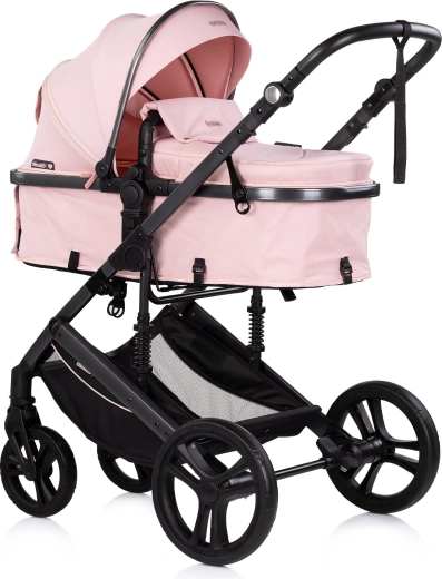 Chipolino kombivogn Amore 2-i-1 powder pink