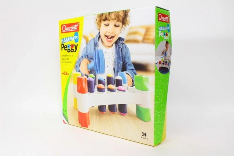 Quercetti Hammer Peggy – hamrepløkker med hammer
