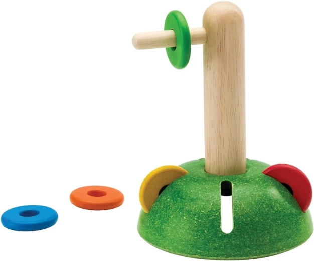 PlanToys horisontal trådning af ringe