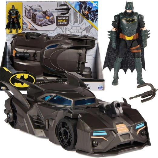 Batman Batmobil med figur 10 cm