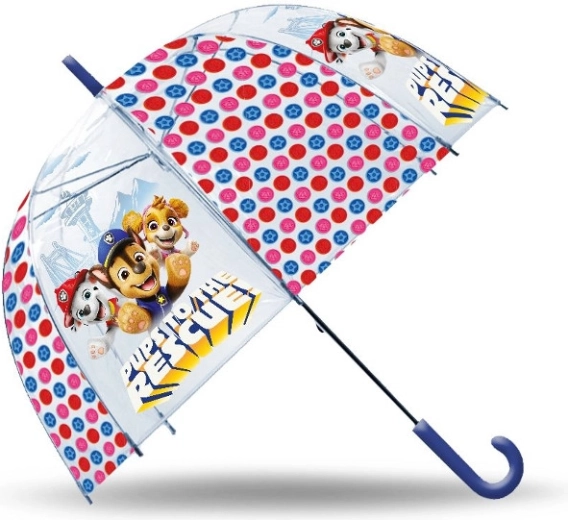 Gennemsigtig børneparaply PAW Patrol 46 cm