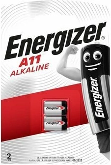 Energizer E11A alkalisk batteri, 2 stk.