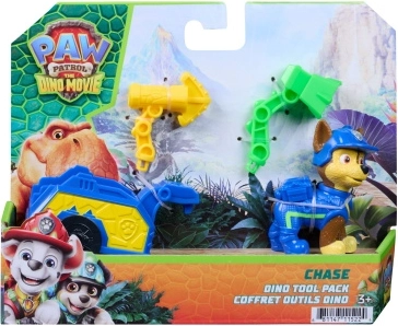 Paw Patrol: Dino-filmen – Chase-figur med redningstrailer og tilbehør