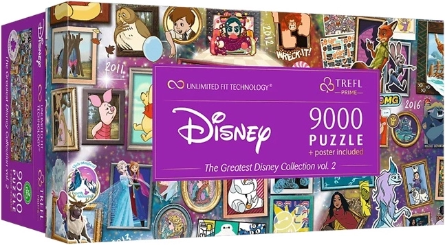 Trefl Disney puslespil 9000 brikker The Greatest Disney Collection Vol. 2
