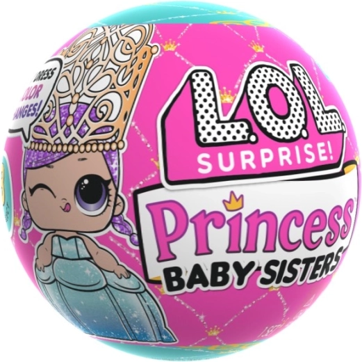 L.O.L. Surprise Princess Baby Sisters overraskelseskugle - 1 stk.