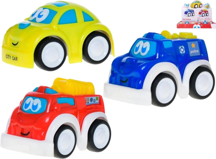 Sjovt friktionsbil 9 cm til børn