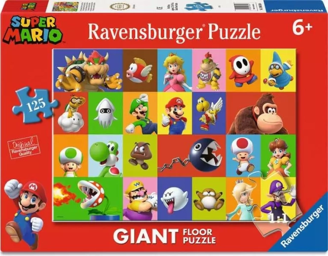 Ravensburger kæmpe gulvpuslespil Super Mario (125 brikker)