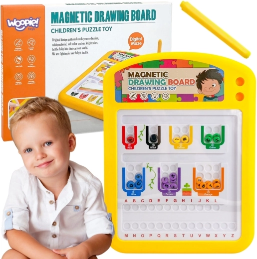 Woopie magnetisk læringstavle med alfabet
